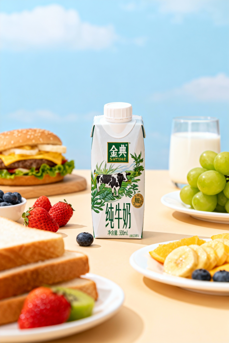特仑苏场景海报