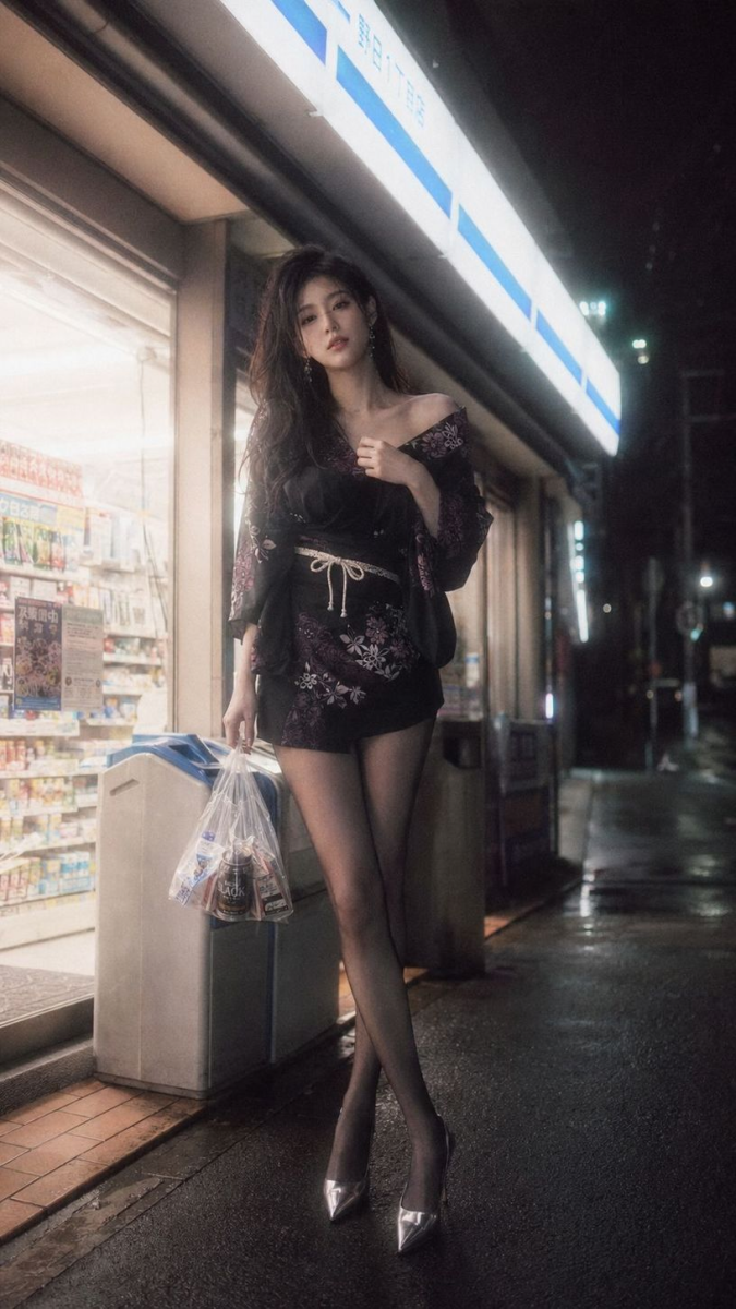 午夜便利店的孤独美学:日式时尚幻境