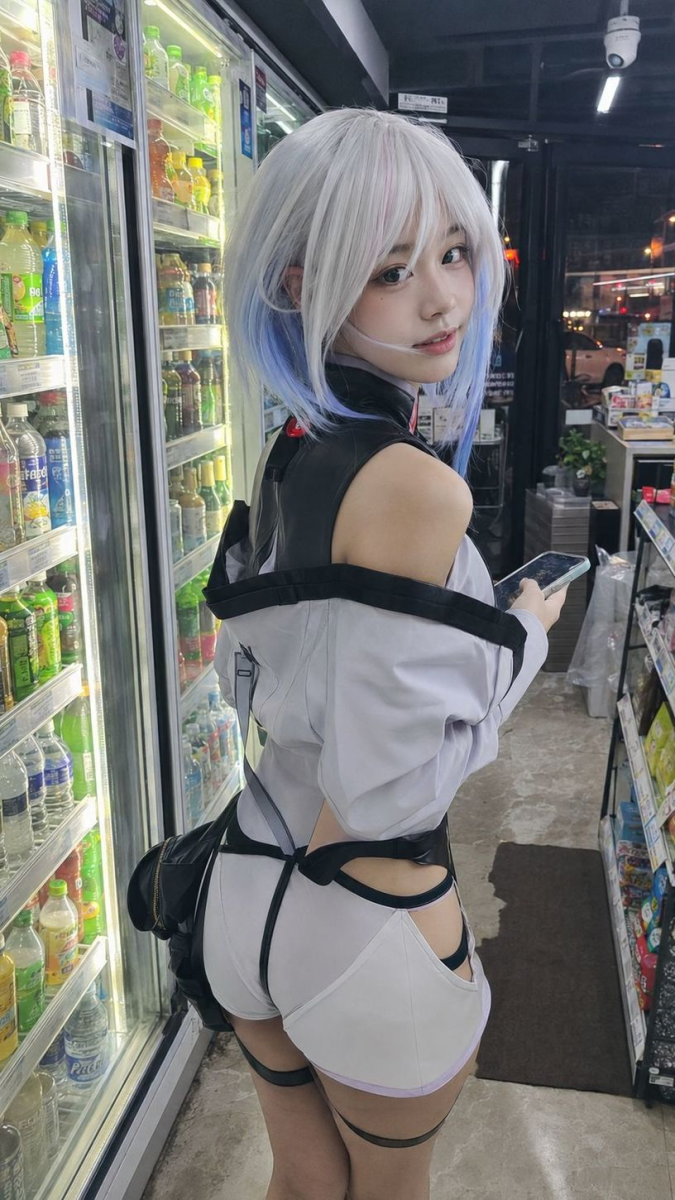 Apex × 赛博朋克联动|深夜便利店偶遇抓拍