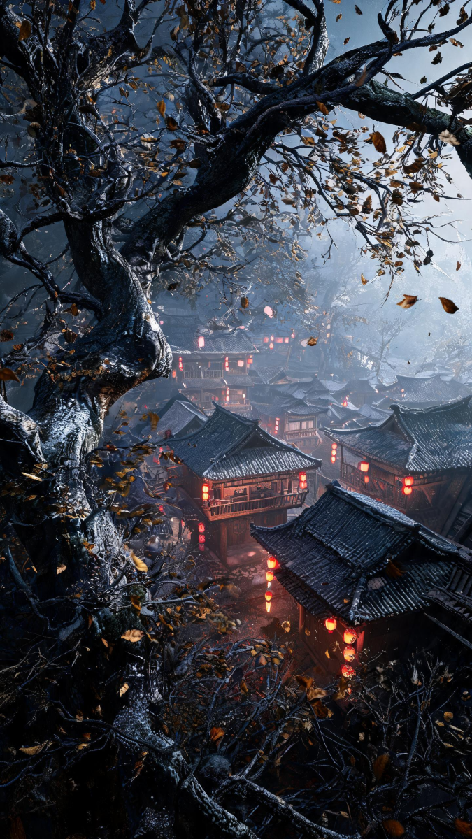 《霜雾枯庐，红灯诡夜》