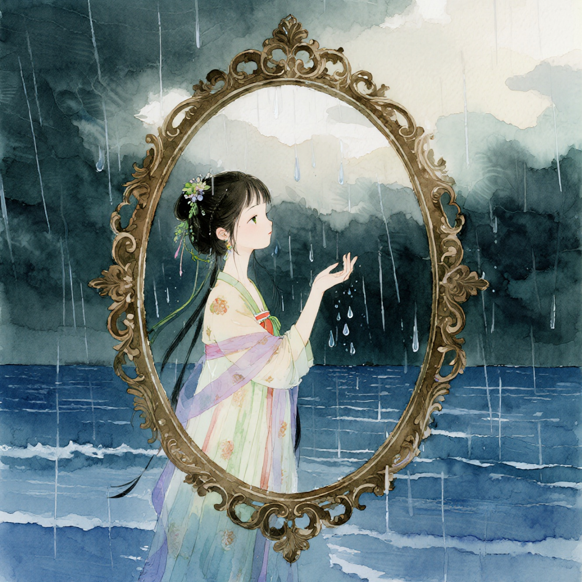 雕花相框
