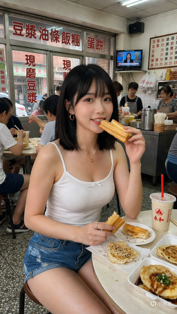 No. 8: 社交媒体帖子 - 台湾早餐店抓拍人像（原 No.30）