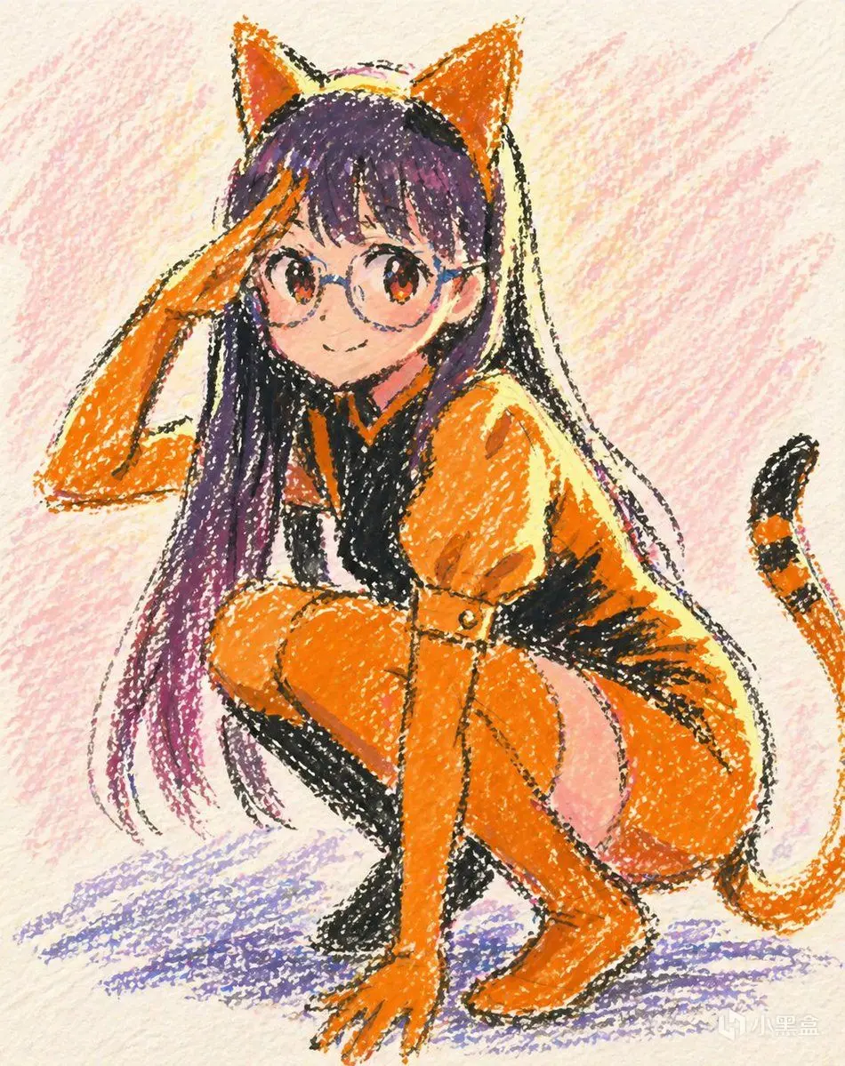 No. 4: 个人资料 / 头像 - 油彩蜡笔动漫猫娘