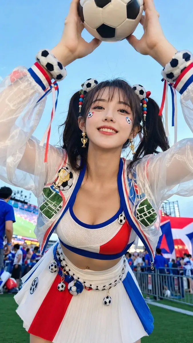 No. 16: 社交媒体帖子 - 世界杯啦啦队员肖像