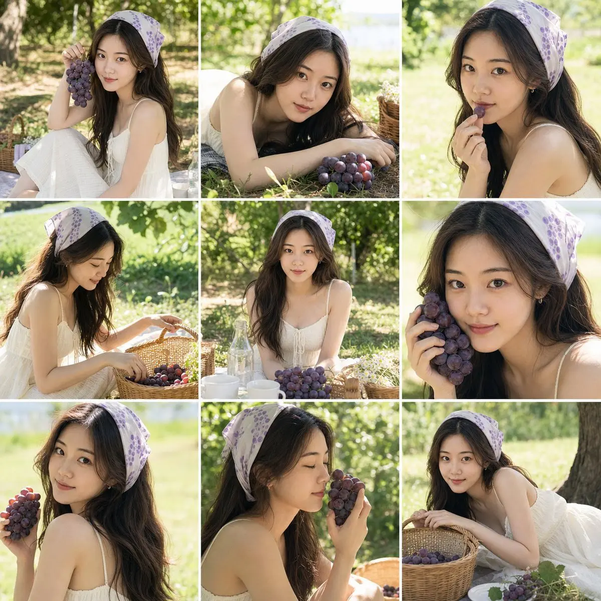 No. 8: 个人资料 / 头像 - 夏日葡萄少女写真系列