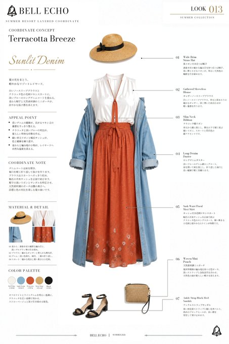 鈴音🔔Suzuna · 晚上好呀~🔔🎶 #BellEchoArt 今天介绍牛仔度假搭配💕 服装提示我会挂在下面⏬️♪ 晚上好呀—🔔🎶 #BellEchoArt 今天介绍吊带裙搭配哦✨️ 服装提示我会挂在下面