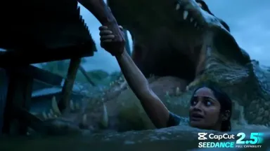 Flooded Village Crocodile Thriller