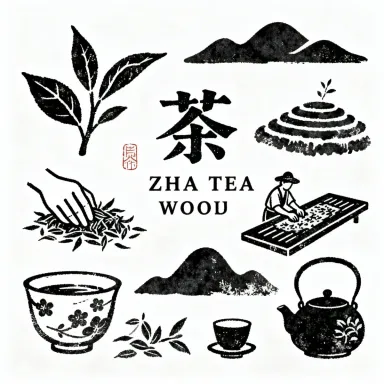 肌理质感插画