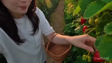 Japanese Strawberry Farm Selfie Vlog