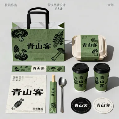 餐饮品牌VIS设计-青山客