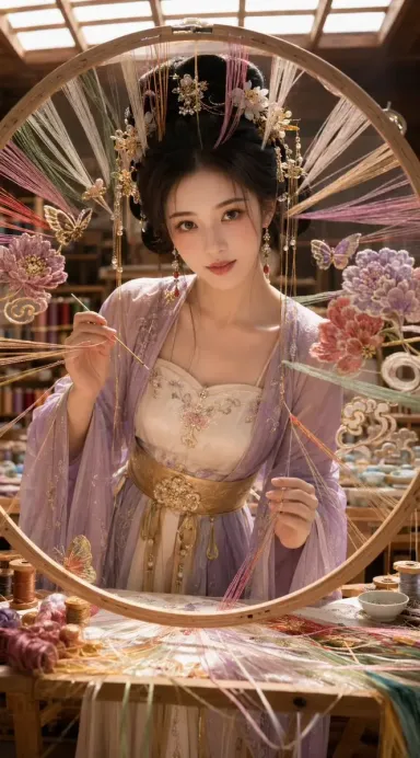 No. 8: 个人资料 / 头像 - 东方刺绣工坊艺术人像
