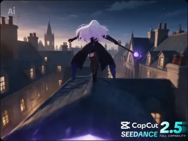 Floating Magic City FPV Anime